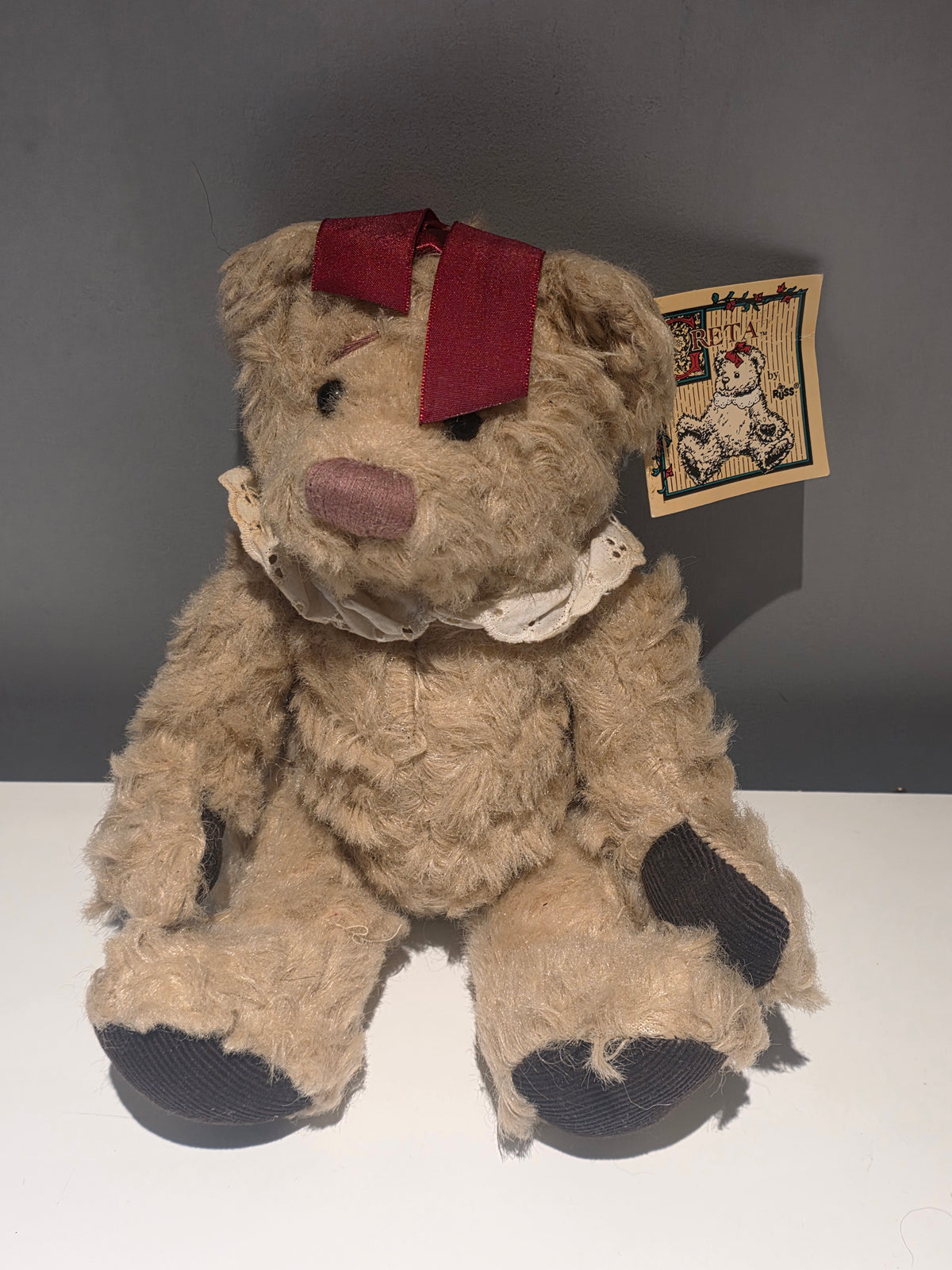 Vintage Russ “Retama” Teddy Bear Family – Set of Three Bears with Original Tags