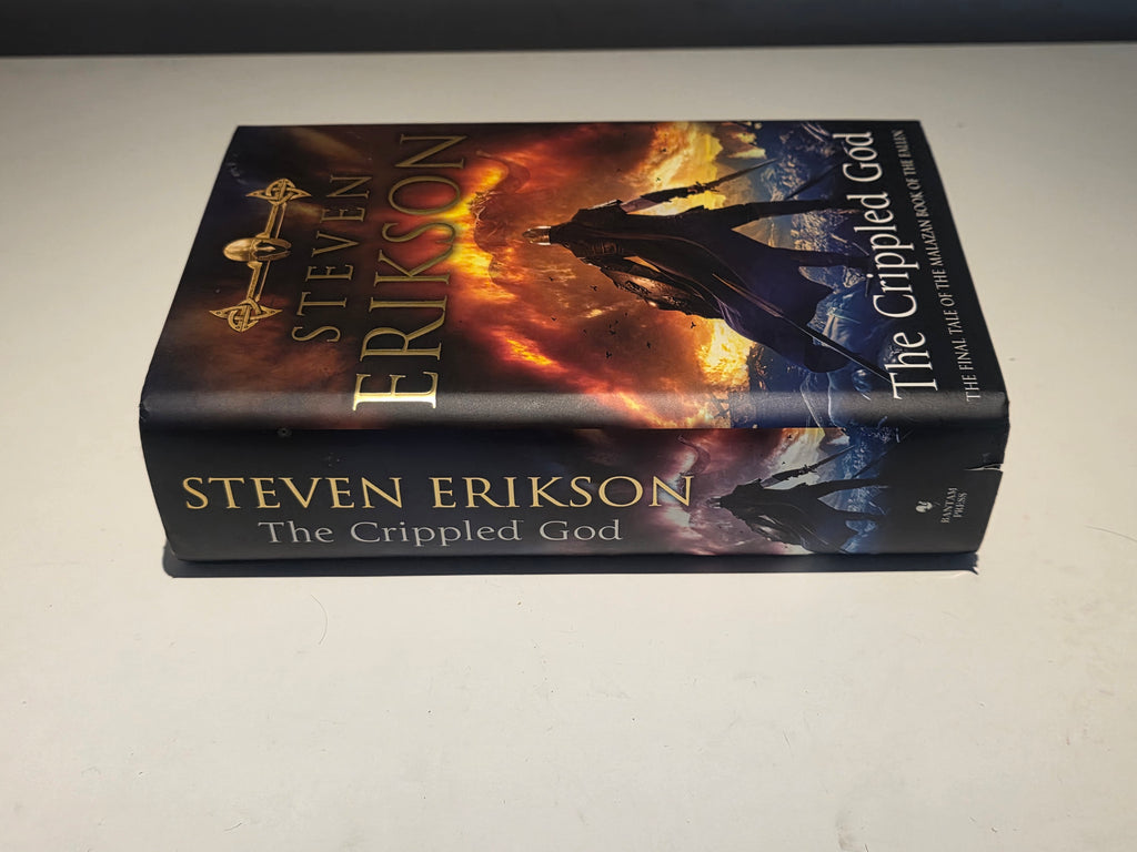 Signed Steven Erikson – The Crippled God – Malazan Book of the Fallen 10 – 2011 UK 1st Edition Hardcover