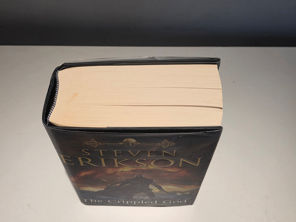 Signed Steven Erikson – The Crippled God – Malazan Book of the Fallen 10 – 2011 UK 1st Edition Hardcover