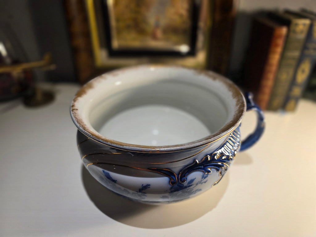 Antique Doulton Burslem Gloire de Dijon Large Ornate Handled Bowl – Rd No. 307815