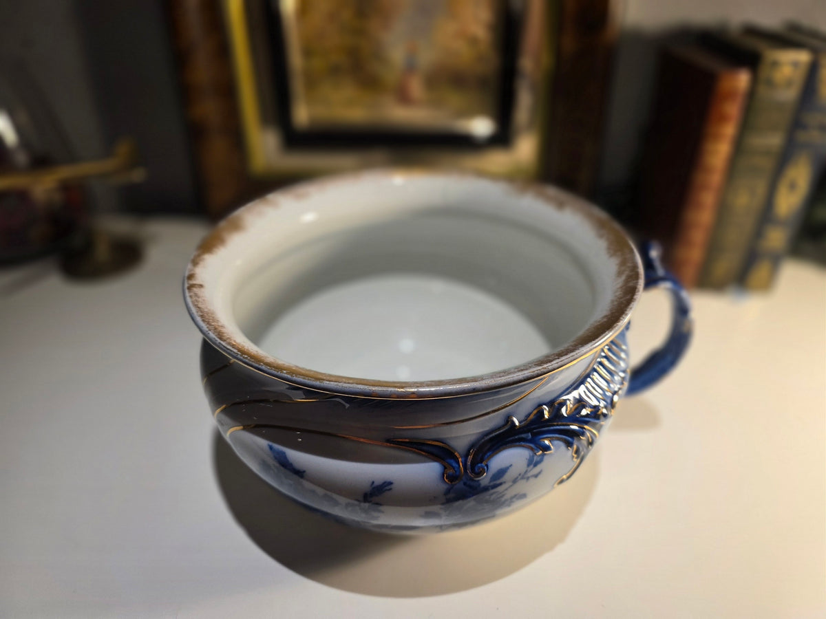 Antique Doulton Burslem Gloire de Dijon Large Ornate Handled Bowl – Rd No. 307815