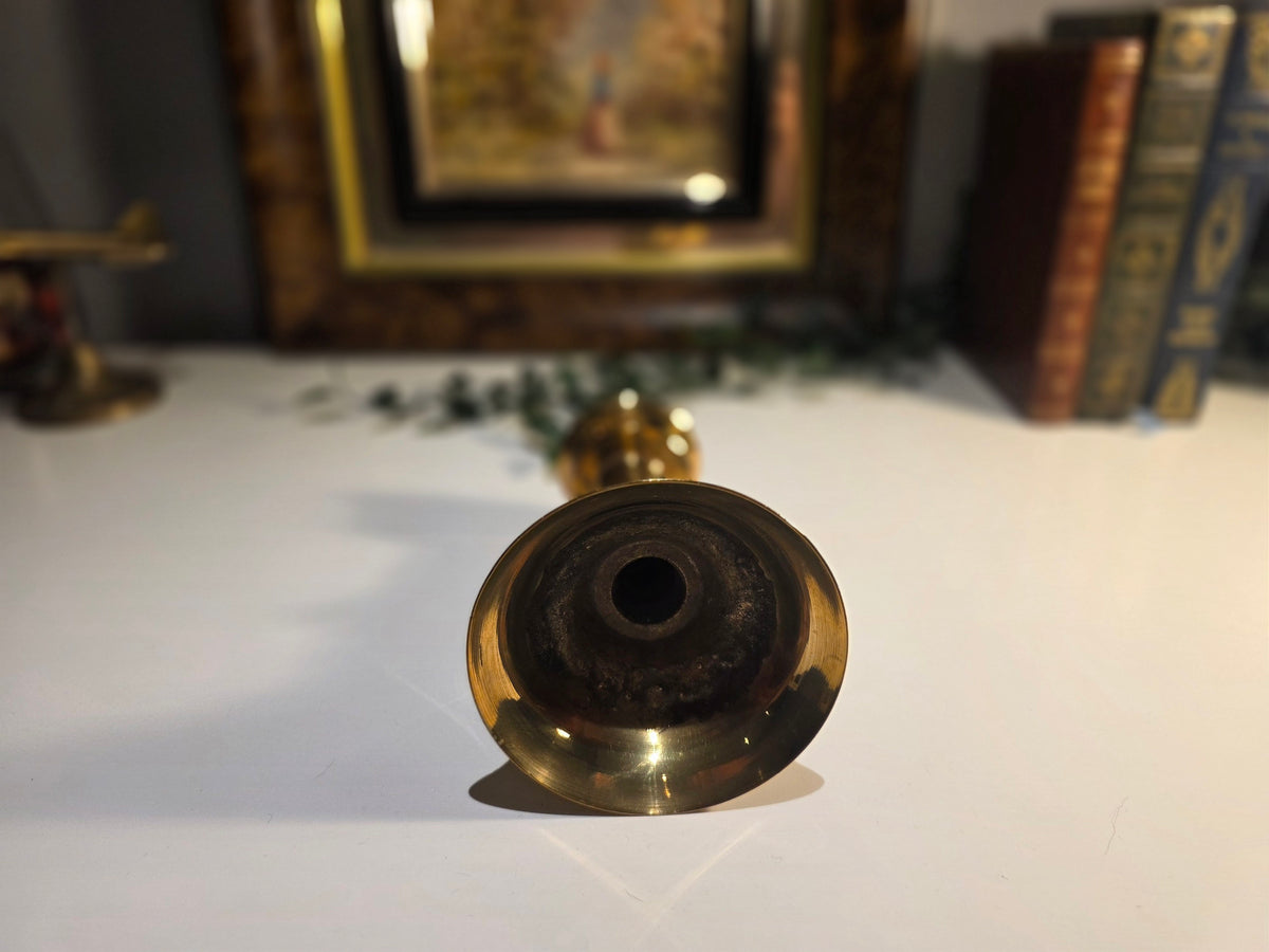 Vintage Brass Candlestick Holder – Traditional Antique-Style Design