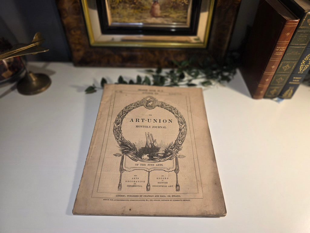 Antique 19th-Century Art-Union Monthly Journal “Enlarged Series” – Four-Issue Bundle
