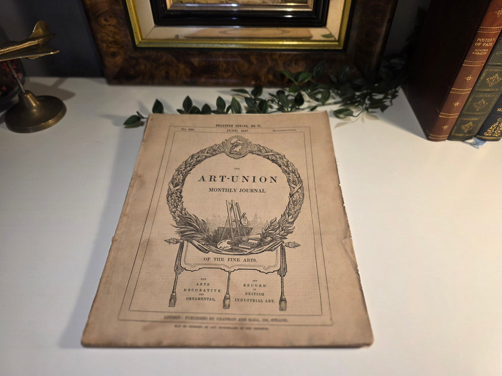 Antique 19th-Century Art-Union Monthly Journal “Enlarged Series” – Four-Issue Bundle