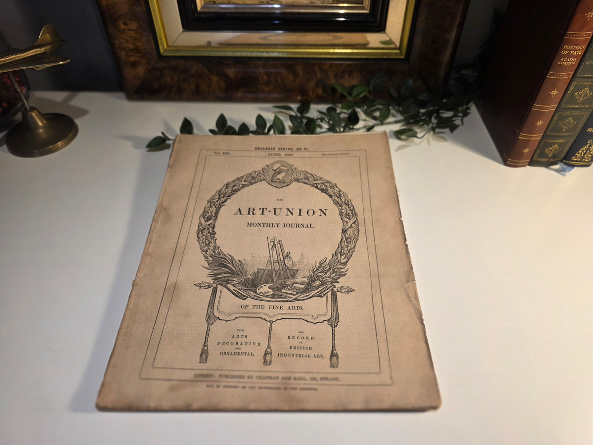 Antique 19th-Century Art-Union Monthly Journal “Enlarged Series” – Four-Issue Bundle