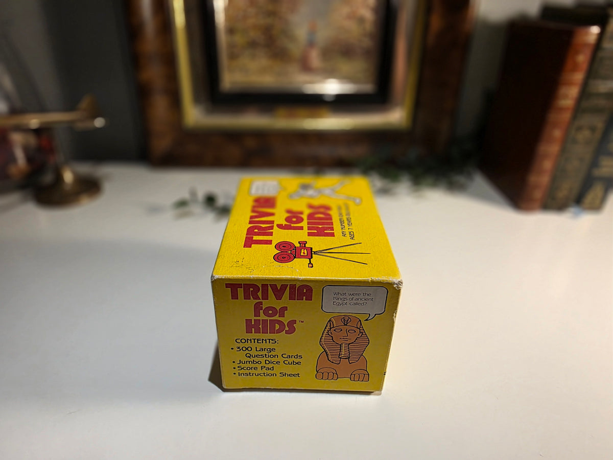 Vintage “Trivia for Kids” Question-and-Answer Game – Complete 300-Card Set – Rare Collectable