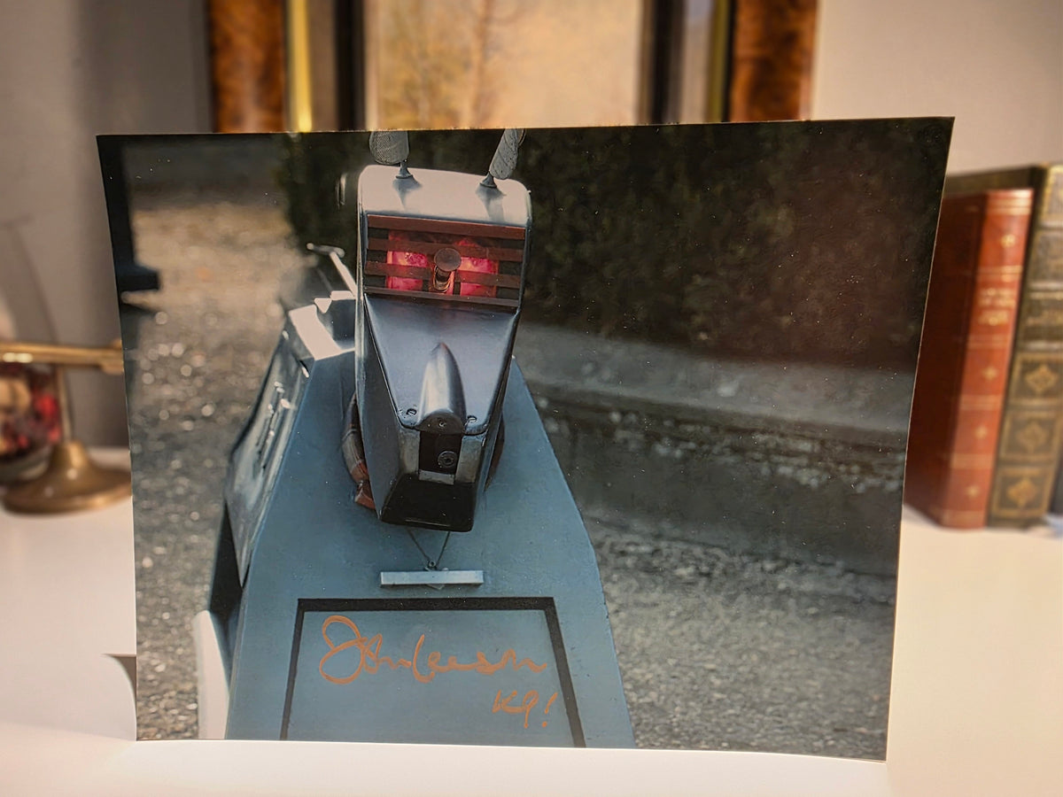 John Leeson Signed Doctor Who K-9 10 x 8 Photograph with Certificate of Authenticity