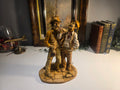 Vintage F. Ingargiola “Drunk Friends” Italian Resin Figurine – Signed